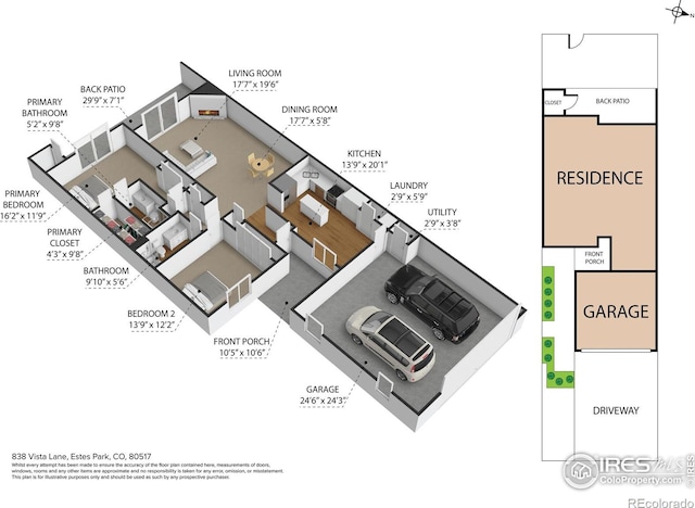 838 Vista Ln, Estes Park, CO 80517 - property floor plan