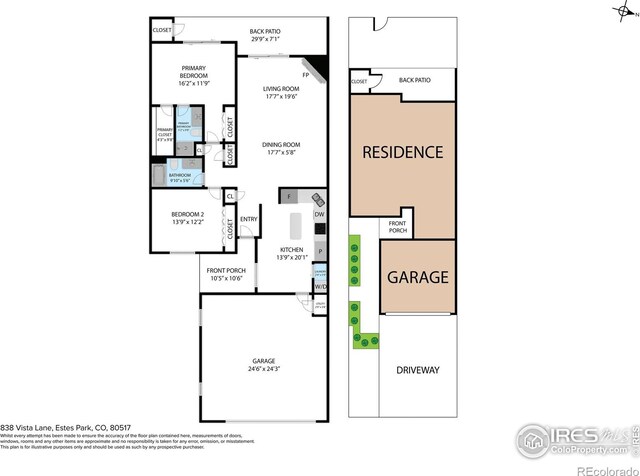 838 Vista Ln, Estes Park, CO 80517 - room layout