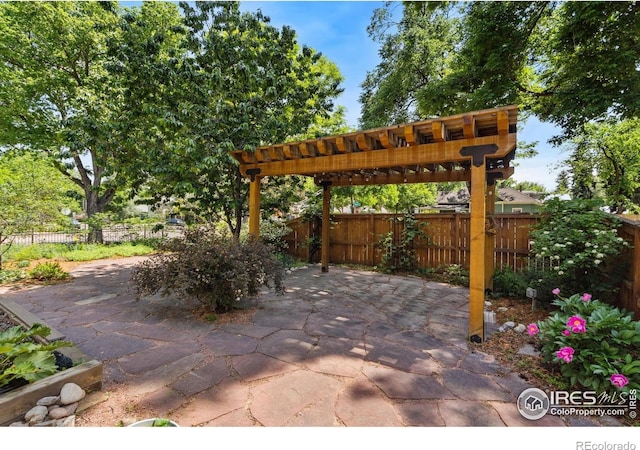 729 Peterson St, Fort Collins, CO 80524 - view of patio / terrace featuring a pergola