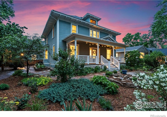 729 Peterson St, Fort Collins, CO 80524 - traditional style home featuring a porch