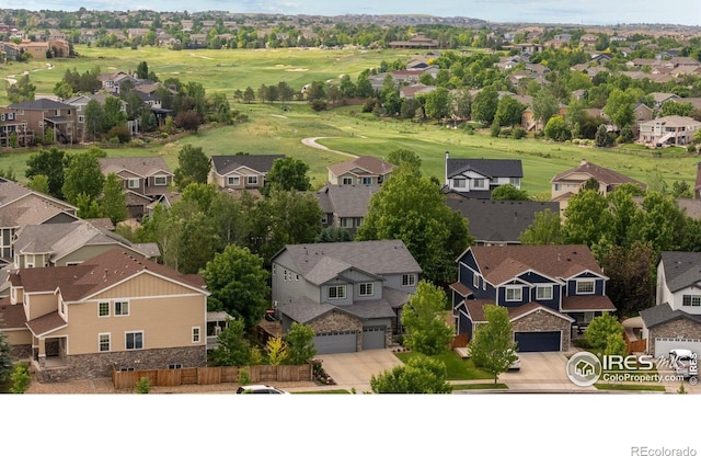 1682 Crestview Ln, Erie, CO 80516 - aerial view of residential area with a golf club