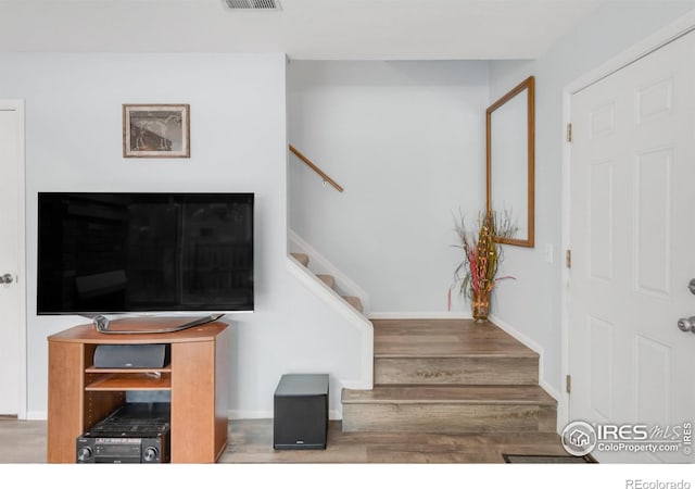 1901 W 101st Ave, Thornton, CO 80260 - stairs with wood finished floors and baseboards