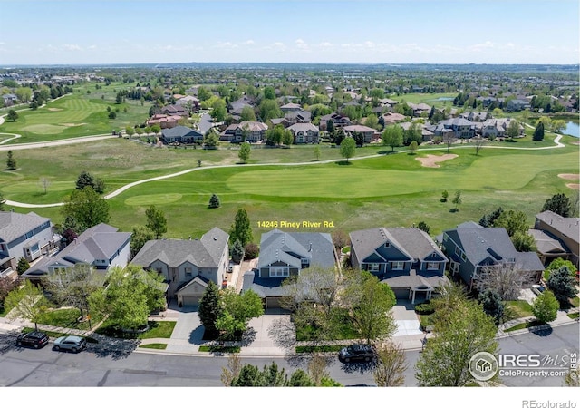 14246 Piney River Rd, Broomfield, CO 80023 - aerial perspective of suburban area with a golf club