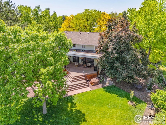 1579 W Costilla Pl, Littleton, CO 80120 - aerial view of property and surrounding area