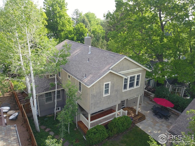 1816 Mariposa Ave, Boulder, CO 80302 - aerial view of property and surrounding area