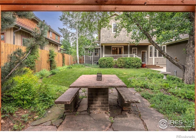 1816 Mariposa Ave, Boulder, CO 80302 - porch featuring a pergola