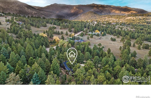 279 Green Meadow Ln, Boulder, CO 80302 - bird's eye view of a mountainous background