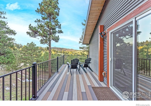279 Green Meadow Ln, Boulder, CO 80302 - view of wooden terrace