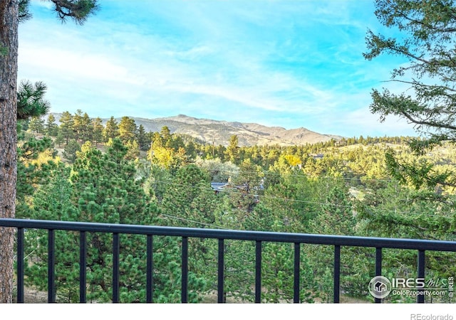 279 Green Meadow Ln, Boulder, CO 80302 - view of mountain background featuring a heavily wooded area