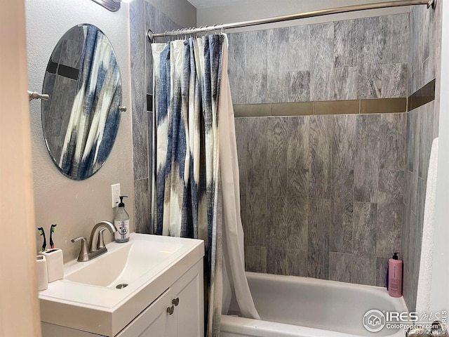 441 E Emerson St, Holyoke, CO 80734 - bathroom featuring shower / bath combo and vanity