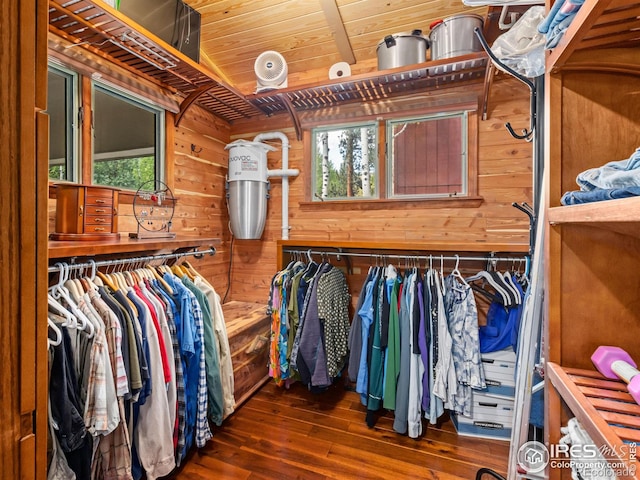 135 Canyon River Rd, Drake, CO 80515 - walk in closet with hardwood / wood-style floors