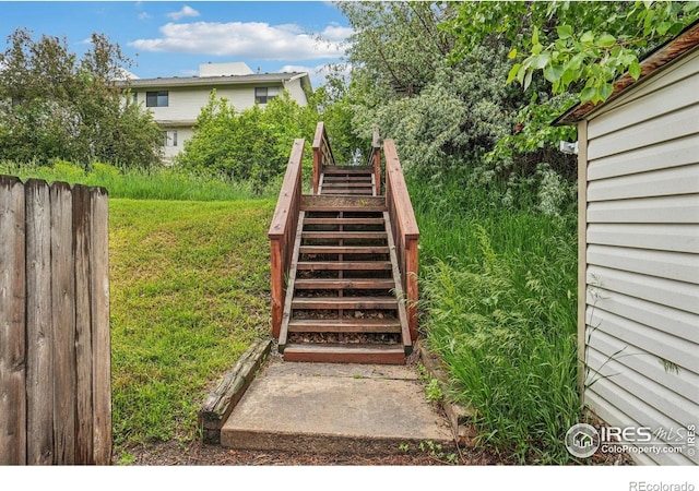 1705 Heatheridge Rd Unit G105, Fort Collins, CO 80526 - view of yard featuring stairs