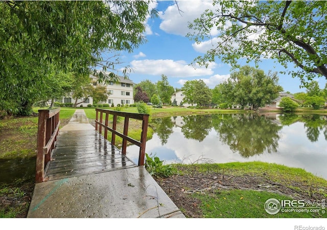 1705 Heatheridge Rd Unit G105, Fort Collins, CO 80526 - dock with a water view