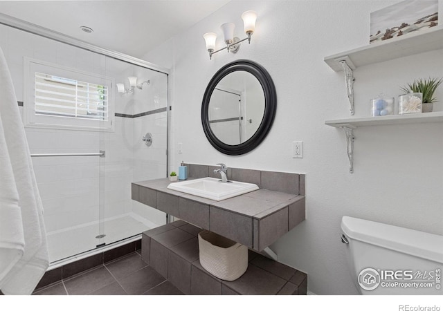 1509 Poplar Ave, Boulder, CO 80304 - full bathroom featuring a stall shower and tile patterned floors