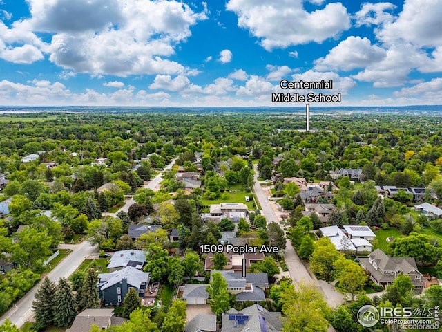 1509 Poplar Ave, Boulder, CO 80304 - aerial view of residential area