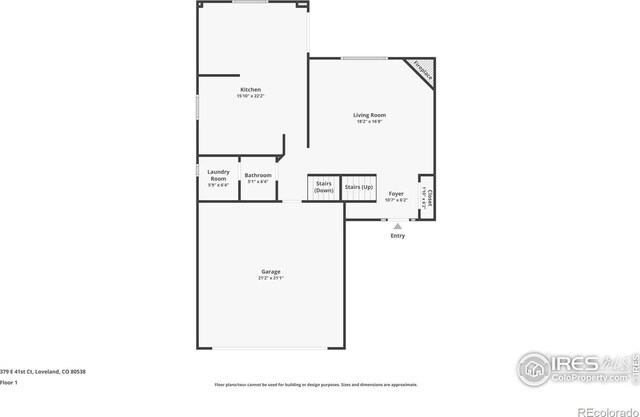 379 E 41st Ct, Loveland, CO 80538 - home floor plan