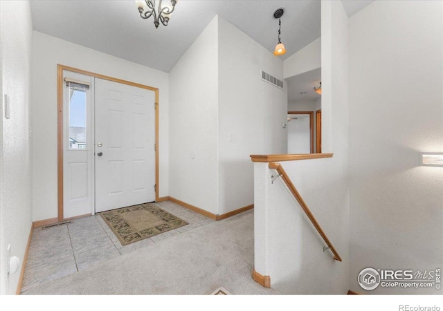 1365 Settlers Dr, Eaton, CO 80615 - entrance foyer with baseboards and carpet floors