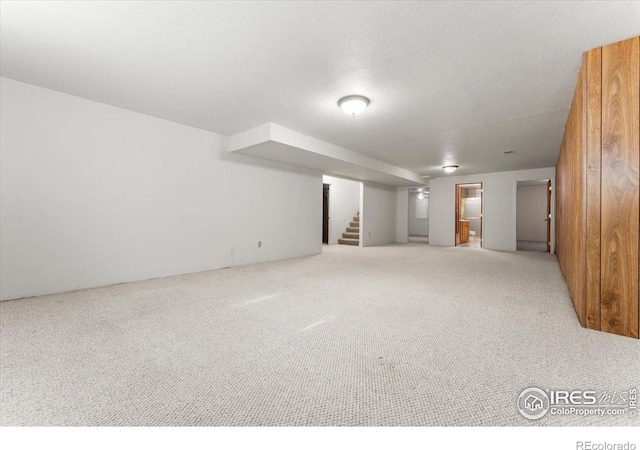 1365 Settlers Dr, Eaton, CO 80615 - finished basement featuring carpet floors and stairs