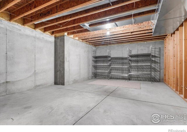 1365 Settlers Dr, Eaton, CO 80615 - view of unfinished below grade area