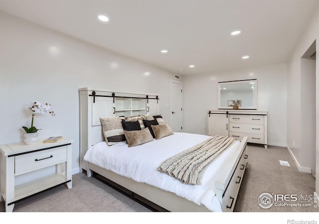 128 Carpenter Rd, Fort Collins, CO 80525 - bedroom featuring light colored carpet, recessed lighting, and baseboards