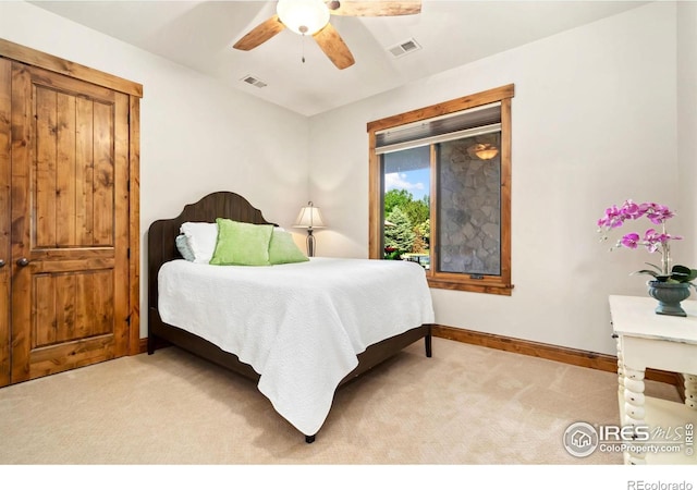 5709 Old Legacy Dr, Fort Collins, CO 80528 - bedroom with carpet flooring and a ceiling fan