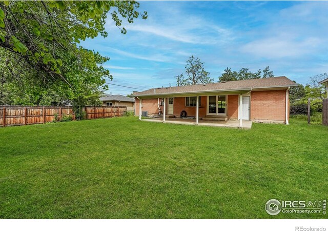 4462 Hamilton Ct, Boulder, CO 80305 - back of property featuring a patio and brick siding