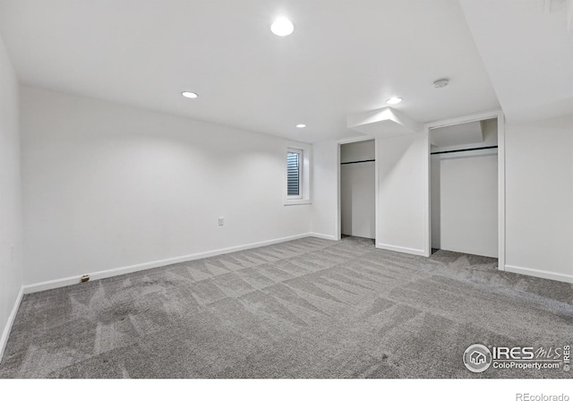 4462 Hamilton Ct, Boulder, CO 80305 - unfurnished bedroom with carpet floors, recessed lighting, and baseboards
