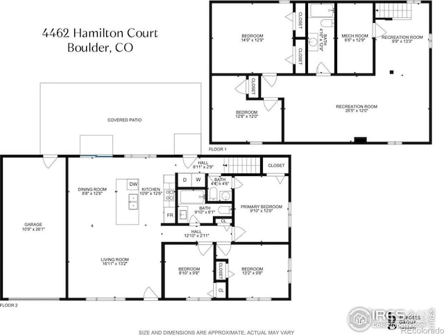 4462 Hamilton Ct, Boulder, CO 80305 - home floor plan