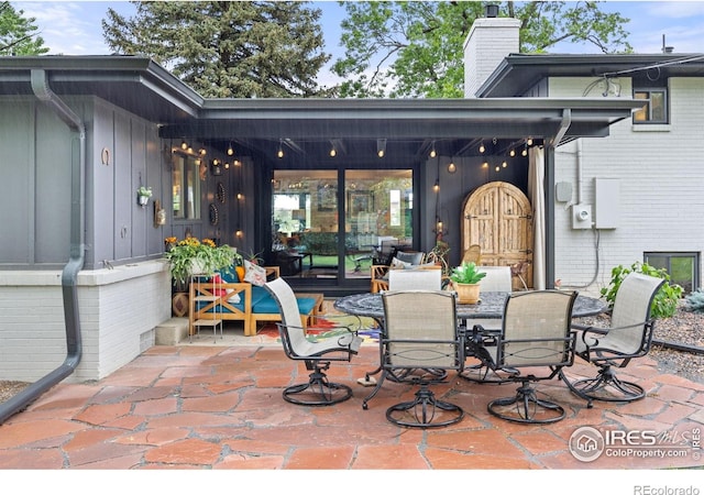 365 Mohawk Dr, Boulder, CO 80303 - view of patio with outdoor dining area