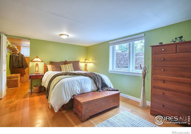 1233 Carolina Ave, Longmont, CO 80501 - bedroom with multiple windows, light wood-style flooring, and baseboards