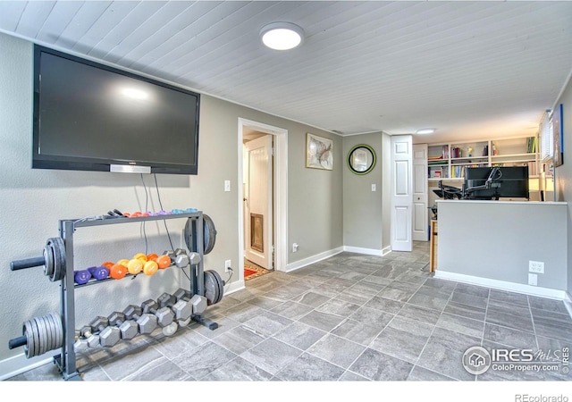 1233 Carolina Ave, Longmont, CO 80501 - living area with baseboards and wooden ceiling