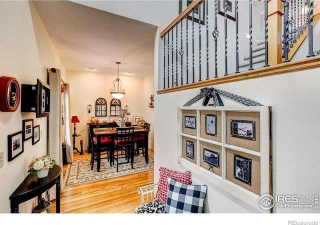1421 Canal Dr, Windsor, CO 80550 - dining area with wood finished floors