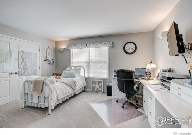 1421 Canal Dr, Windsor, CO 80550 - bedroom featuring light colored carpet and an office area