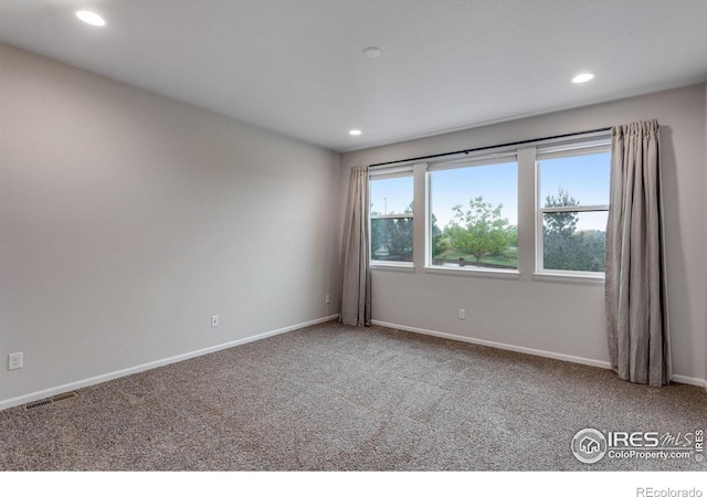 3997 Forest Lake Ct, Loveland, CO 80538 - empty room featuring carpet flooring, recessed lighting, and baseboards