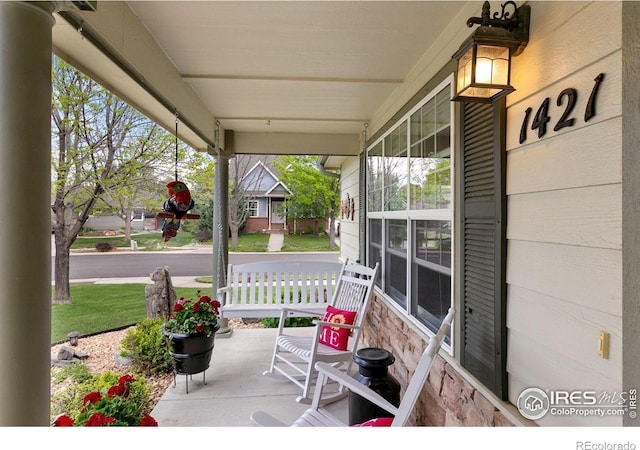 1421 Snipe Ln, Fort Collins, CO 80524 - view of covered porch