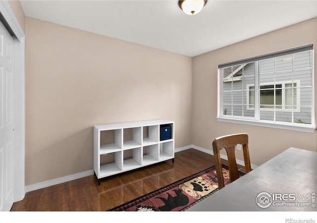 1421 Snipe Ln, Fort Collins, CO 80524 - unfurnished office with wood finished floors and baseboards