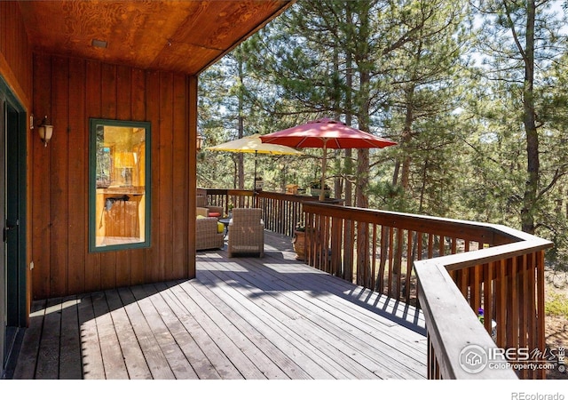 187 Rocky Knob Ln, Nederland, CO 80466 - view of deck
