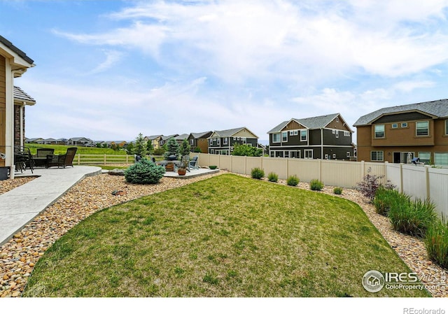 1060 Arrowhead Ct, Erie, CO 80516 - view of yard with a residential view and a patio area
