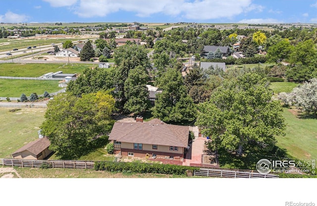 6009 W 28th St W, Greeley, CO 80634 - drone / aerial view of a tree filled landscape