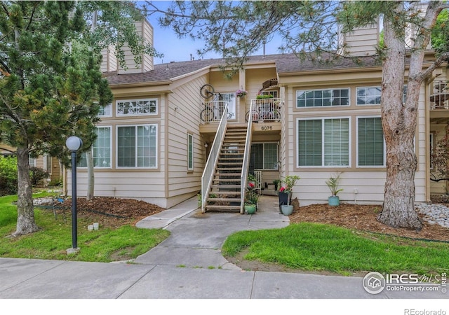 6076 Gunbarrel Ave Unit F, Boulder, CO 80301 - view of building exterior with stairs