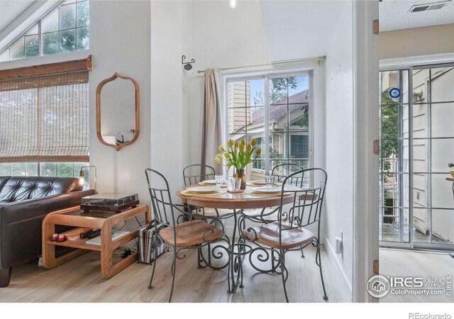 6076 Gunbarrel Ave Unit F, Boulder, CO 80301 - dining space with wood finished floors