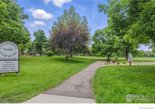 6076 Gunbarrel Ave Unit F, Boulder, CO 80301 - view of property's community with a lawn