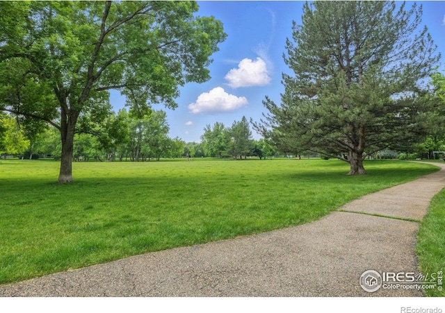 6076 Gunbarrel Ave Unit F, Boulder, CO 80301 - view of grassy yard