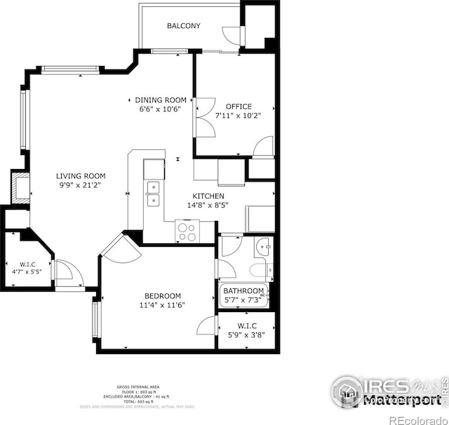 6076 Gunbarrel Ave Unit F, Boulder, CO 80301 - room layout