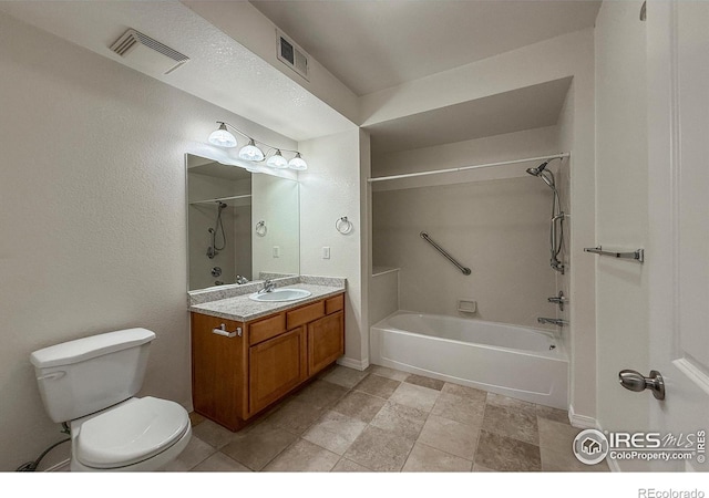 804 Summer Hawk Dr Unit 105, Longmont, CO 80504 - full bath with toilet, vanity, and washtub / shower combination