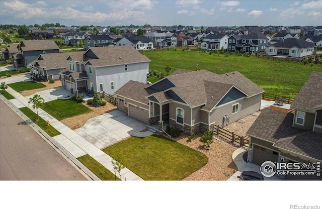 1368 Waterfall St, Timnath, CO 80547 - aerial perspective of suburban area