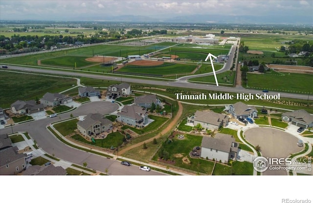 1368 Waterfall St, Timnath, CO 80547 - aerial view of property's location with nearby suburban area