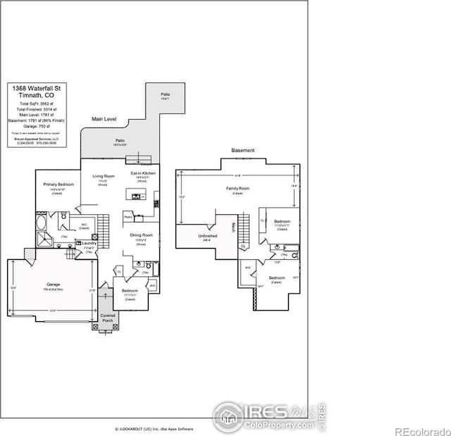 1368 Waterfall St, Timnath, CO 80547 - view of property floor plan