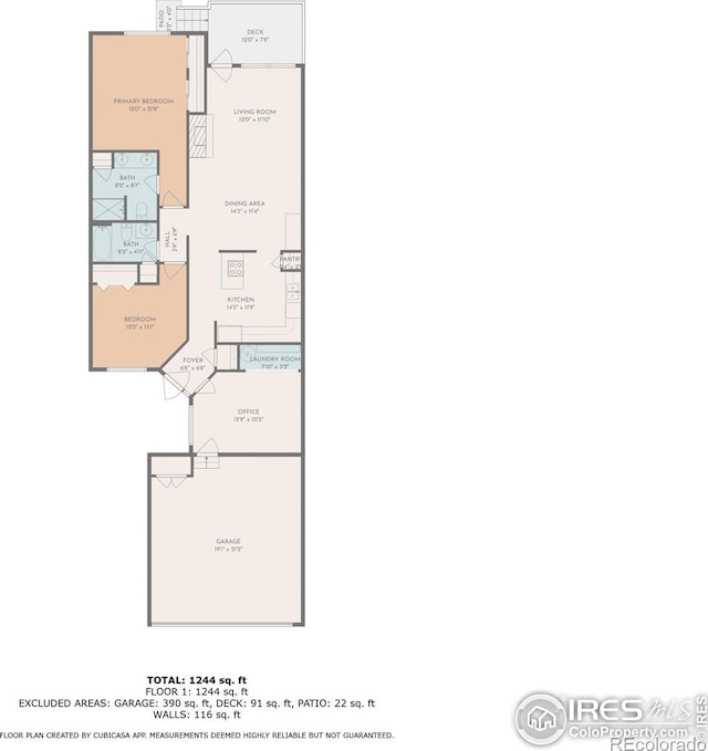 3641 Wild Horse Ct, Loveland, CO 80538 - room layout