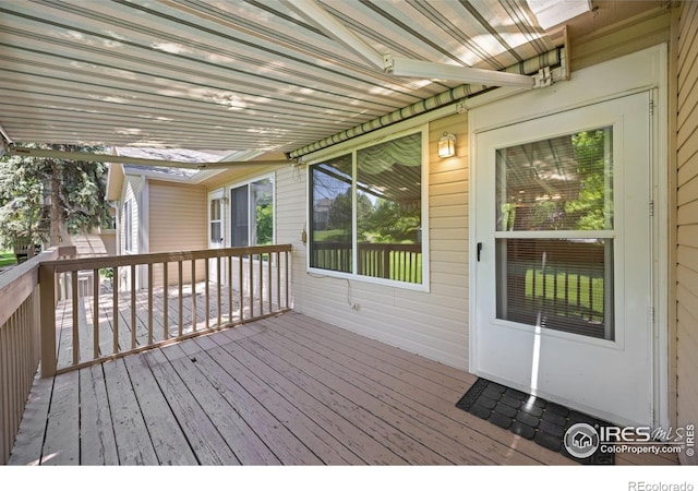 3641 Wild Horse Ct, Loveland, CO 80538 - view of deck